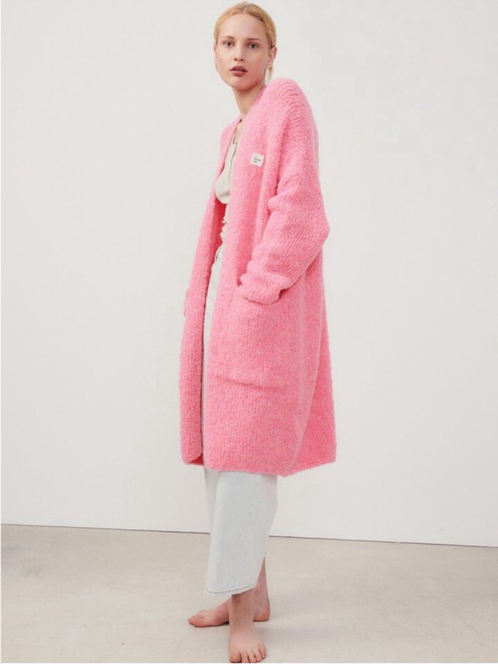American Vintage WOMEN'S CARDIGAN ZOLLY in Pinky